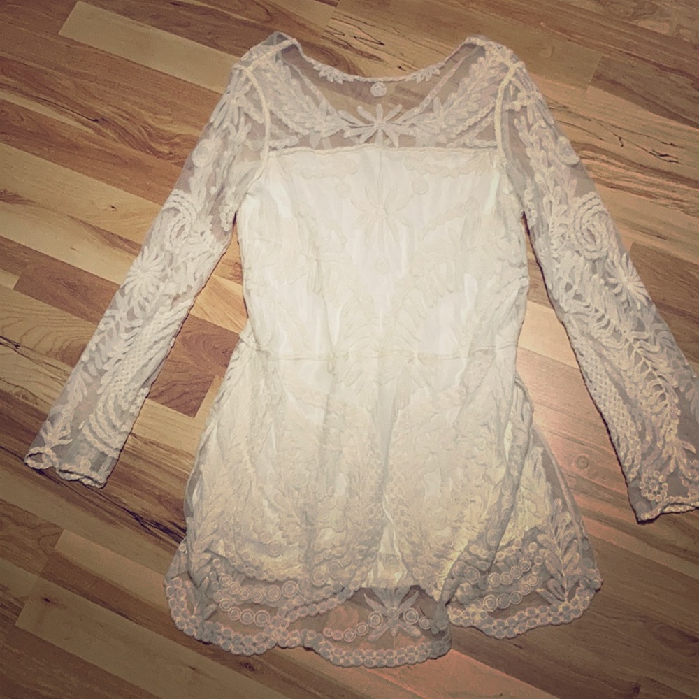 White Lacey dress